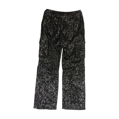 Black Solid Dress Pants