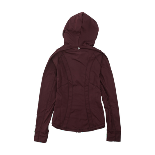 Hover Maroon Solid Active Jacket
