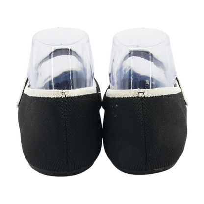 Black Slip-On Flats