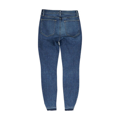 Blue High Rise Skinny Leg Jeans
