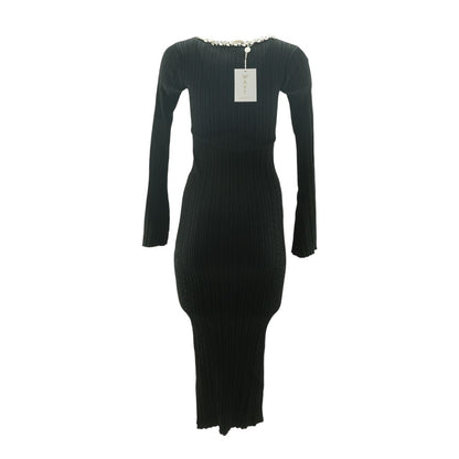 Black Formal Midi Dress