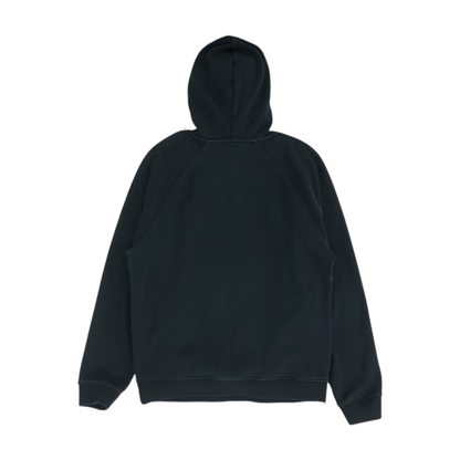 Black Solid Hoodie Pullover