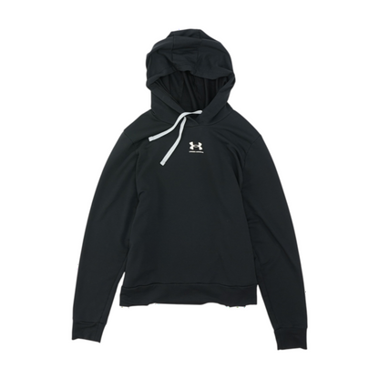Black Solid Hoodie Pullover