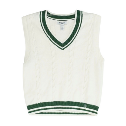 White Vest Sweater
