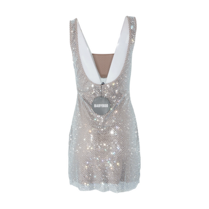Silver Mini Dress