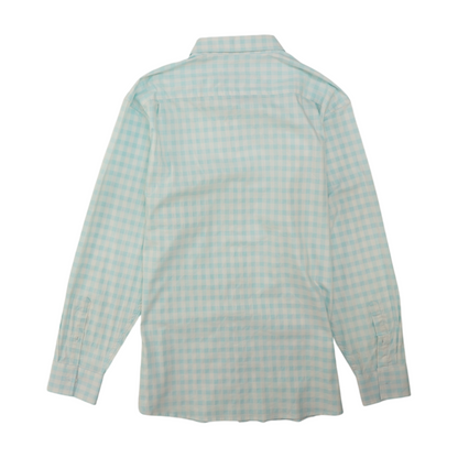 Blue Check Long Sleeve Button Down