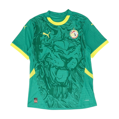 Men's Green Senegalese Football Federation Short Sleeve Jersey