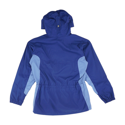 Blue Color Block Rain Jacket