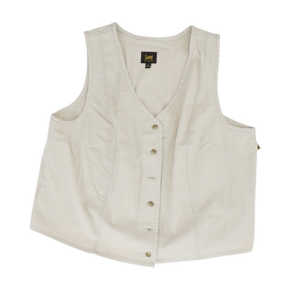 Beige Button Down