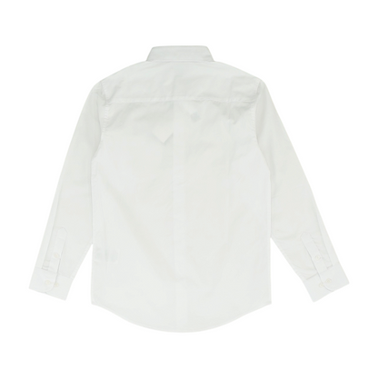 White Long Sleeve Button Down