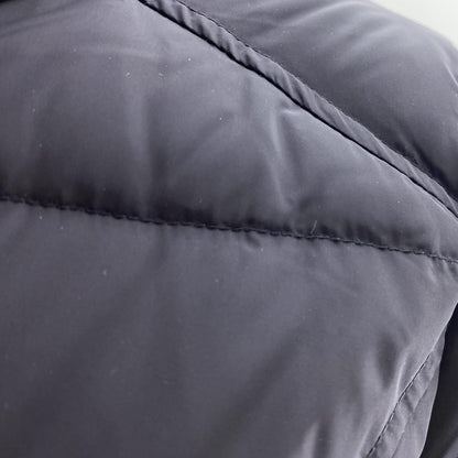 Black Solid Puffer Jacket