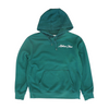 Green Solid Hoodie Pullover