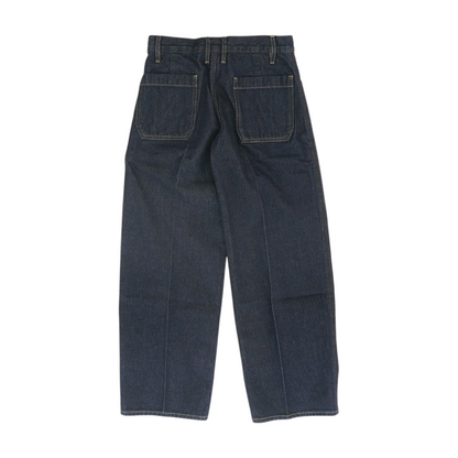 Navy Petite Tapered Jeans