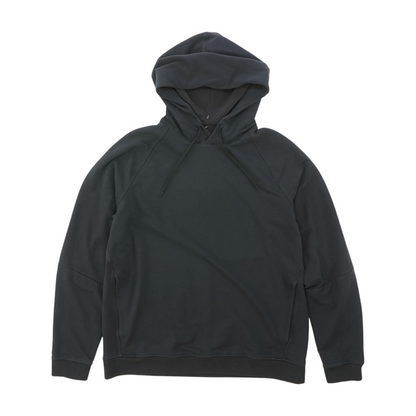 Black Solid Hoodie Pullover