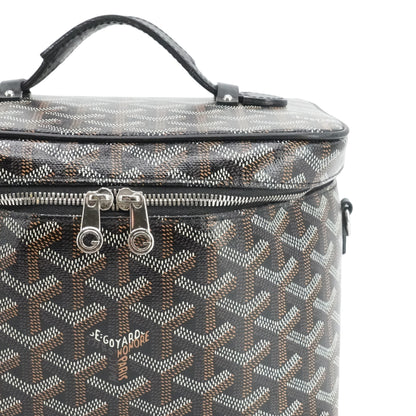 Black Muse Vanity Case in Goyardine Canvas & Cervon Calfskin