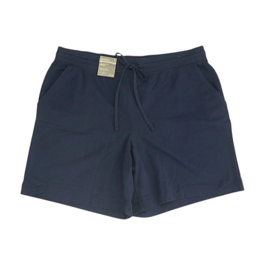 Navy Solid Active Shorts