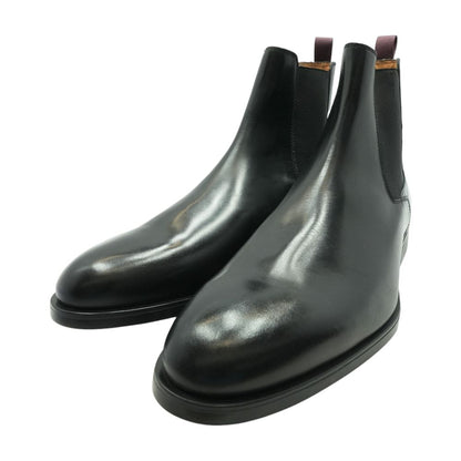 Black Leather Martin Dress Chelsea Boots