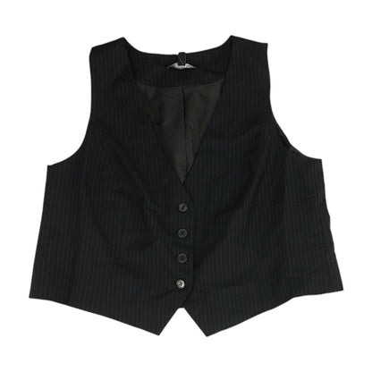 Black Striped Vest