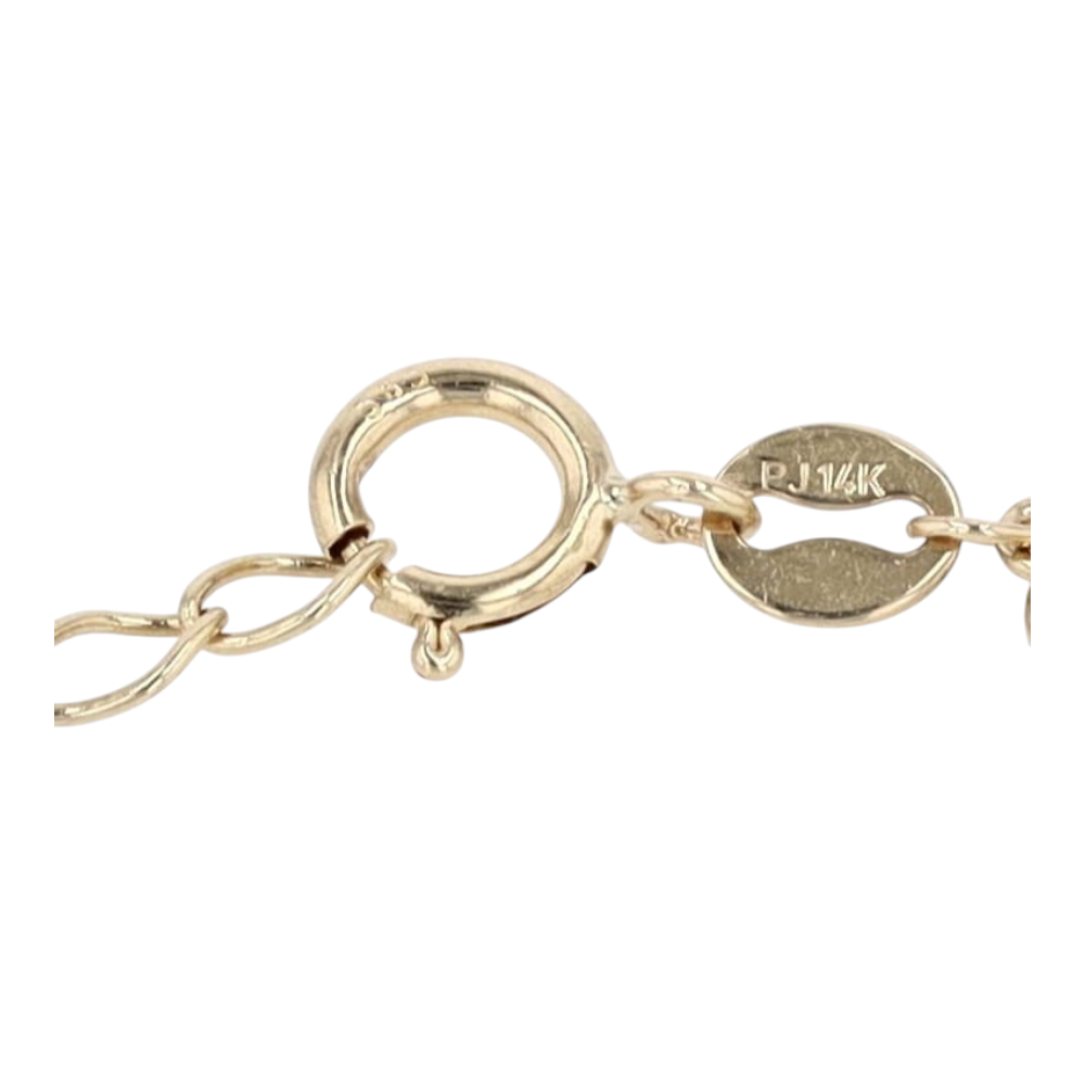 14K Yellow Gold Chain Bracelet