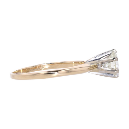 5/8 ctw 14K Two-Tone Gold Diamond Engagement Ring