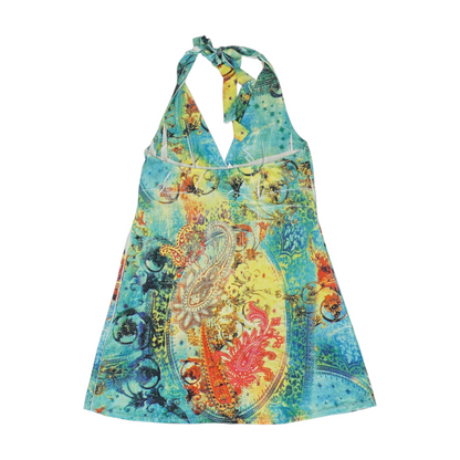 christina lovely Multi Print One-Piece – Image 2
