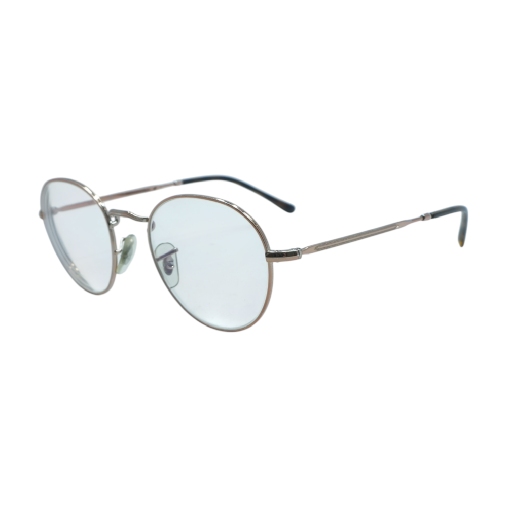 Gold RB 3582V Round Prescription Eyewear