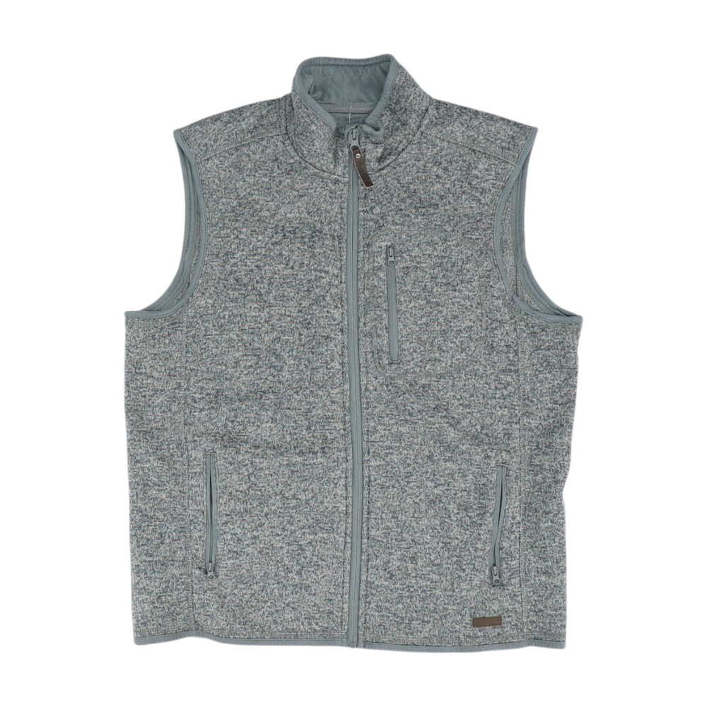 Gray Print Vest