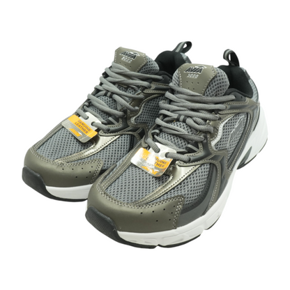 Gray Low-Top Athletic Shoes