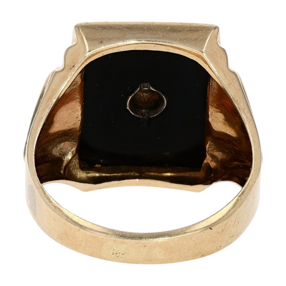 10K Yellow Gold Diamond Fashion Ring
