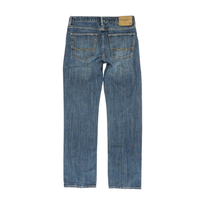 Navy Straight Jeans
