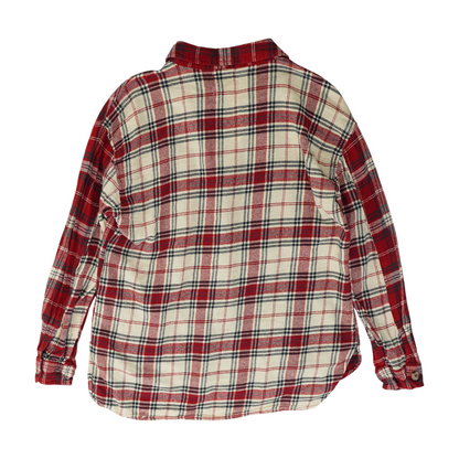 Red Plaid Flannel Button Down
