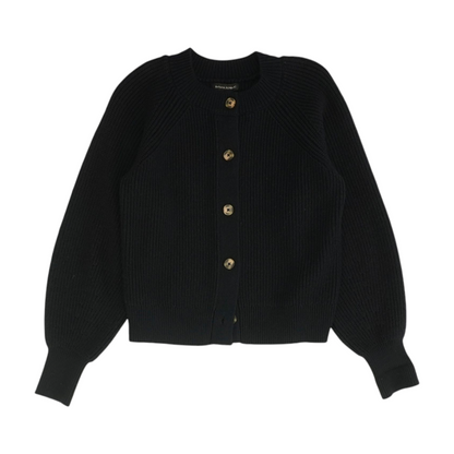 Black Cardigan Sweater