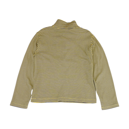 Navy Striped 1/4 Zip Pullover