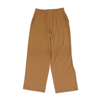 Tan Solid Pants
