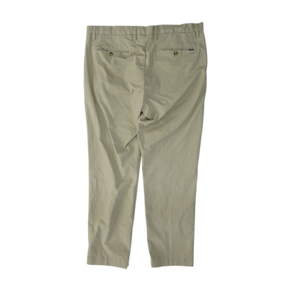 Beige Straight Pants