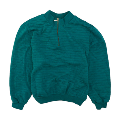 Green 1/4 Zip Sweater