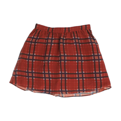 Red Plaid Skirt