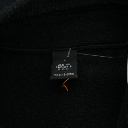 Vintage Black Solid 1/4 Zip Pullover