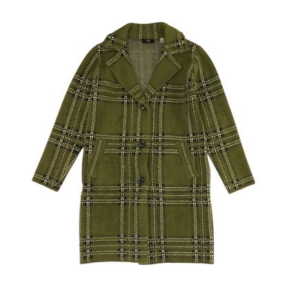 Green Plaid Coat