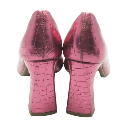 Pink Block Heels