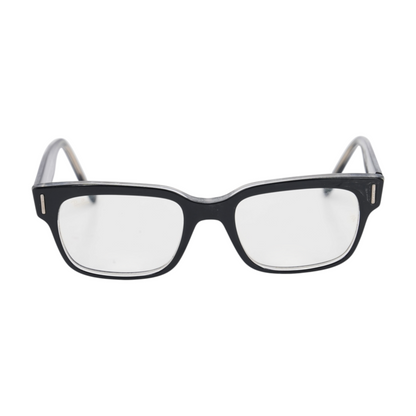 Black Jeffrey Square Prescription Eyewear