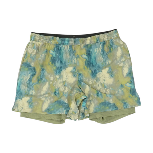 Green Tie-Dye Active Shorts