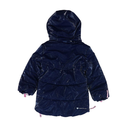 Navy Solid Topcoat Coat