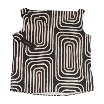 Black Animal Print Blouse