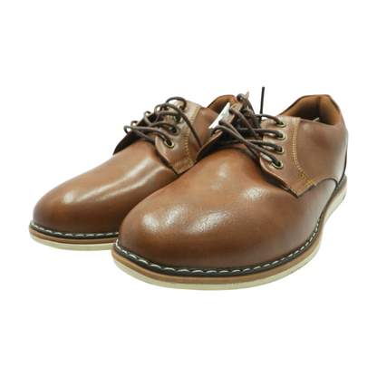 Brown Lace-Up Dress Shoes