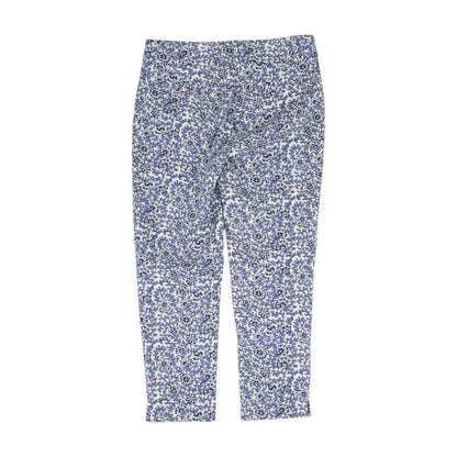 Blue Graphic Chino Pants