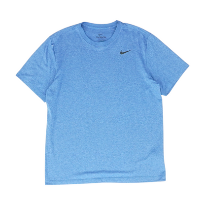 Blue Solid Active T-Shirt