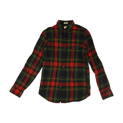 Multi Plaid Flannel Button Down