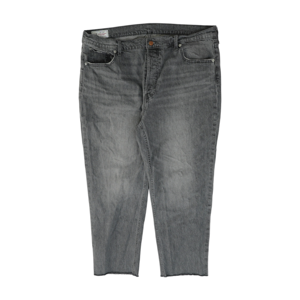 Gray Straight Jeans