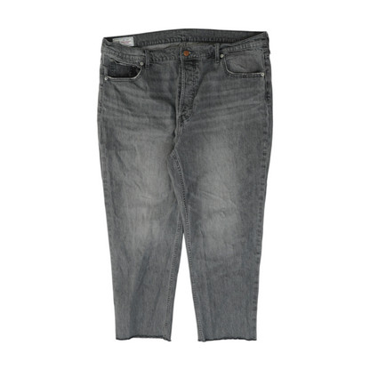 Gray Straight Jeans